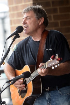 Mike Ball, of Dr. Mike and the Sea Monkeys performs during the AnnArbor.com Summer Concert Series on Friday afternoon. Melanie Maxwell I AnnArbor.com